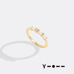 Dainty Personalized Morse Code Ring