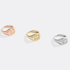 Monogram Signet Ring