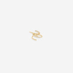 Double Loop Huggie Hoop Earrings