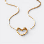 Open Heart Necklace