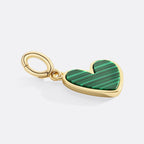 Natural Stone Heart Charm