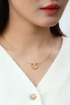Open Heart Necklace