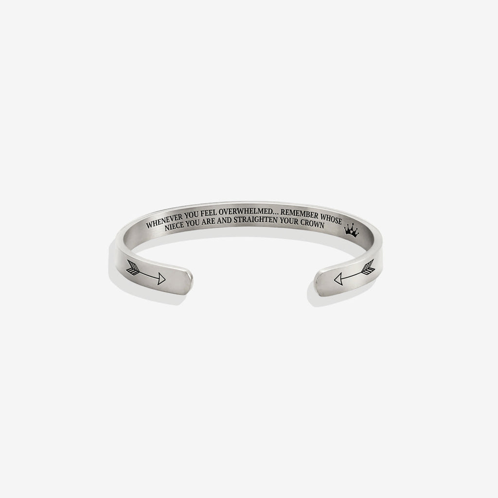 Remember Who You Are and Straighten Your Crown Cuff Bracelet
