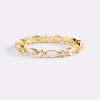 Marquis Gemstone Stacking Ring