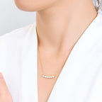 Classic Bezel-Set Diamond Necklace