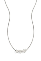 Dainty Heart Stacking Initial Necklace