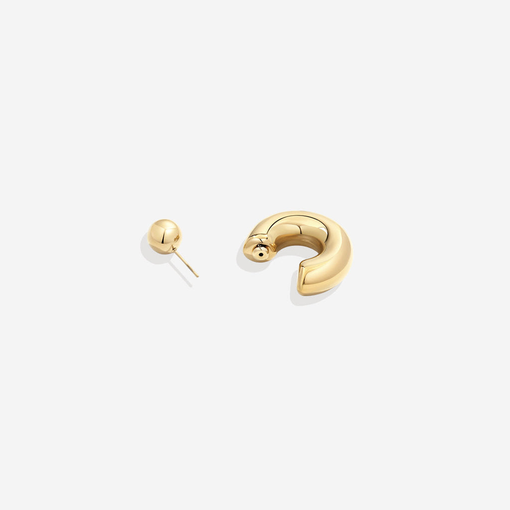 Reversible Hoop Earrings