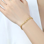 Timepiece Link Chain Bracelet