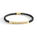 Don't Let The Hard Days Win Beaded Inspire Bracelet