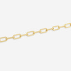 Open Link Paperclip Chain Bracelet