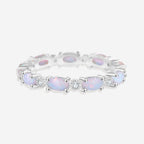Eternity Fire Opal Ring