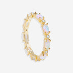 Eternity Fire Opal Ring