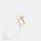 Diamond Cross Ring