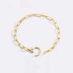 Mint Paperclip Bracelet