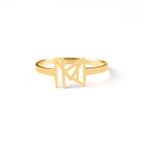 Monogram Name Ring