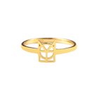 Monogram Name Ring
