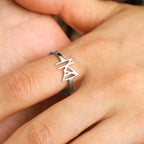 Monogram Name Ring