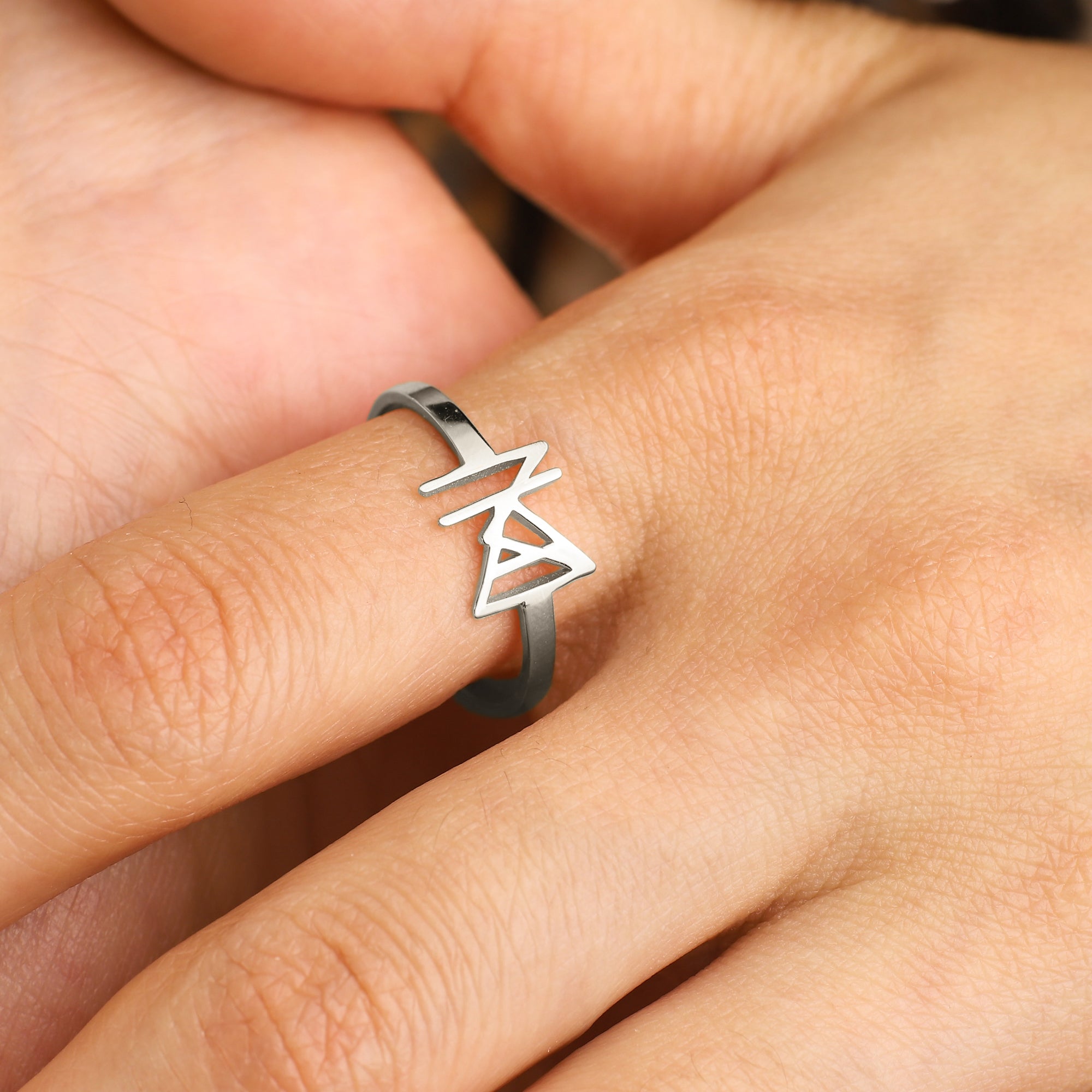 Monogram Name Ring