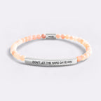 Don't Let The Hard Days Win Beaded Inspire Bracelet