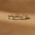 Marquis Gemstone Stacking Ring