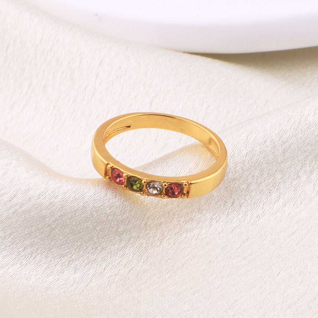 Stackable Birthstones Band Ring