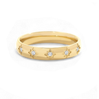 Star Set Stacking Ring