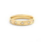 Star Set Stacking Ring