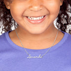 Fairy Name Necklace – Close Fit
