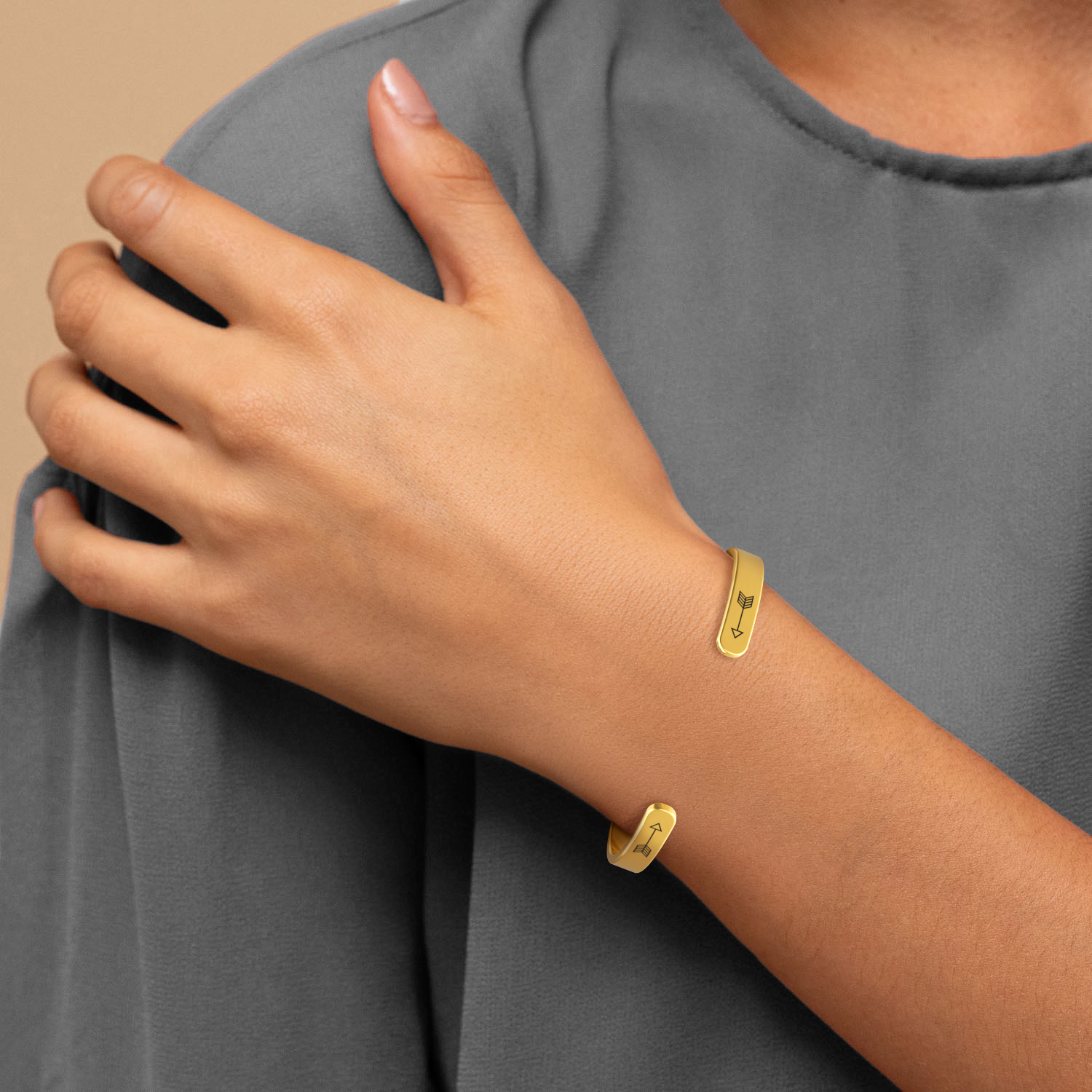 Remember Who You Are and Straighten Your Crown Cuff Bracelet