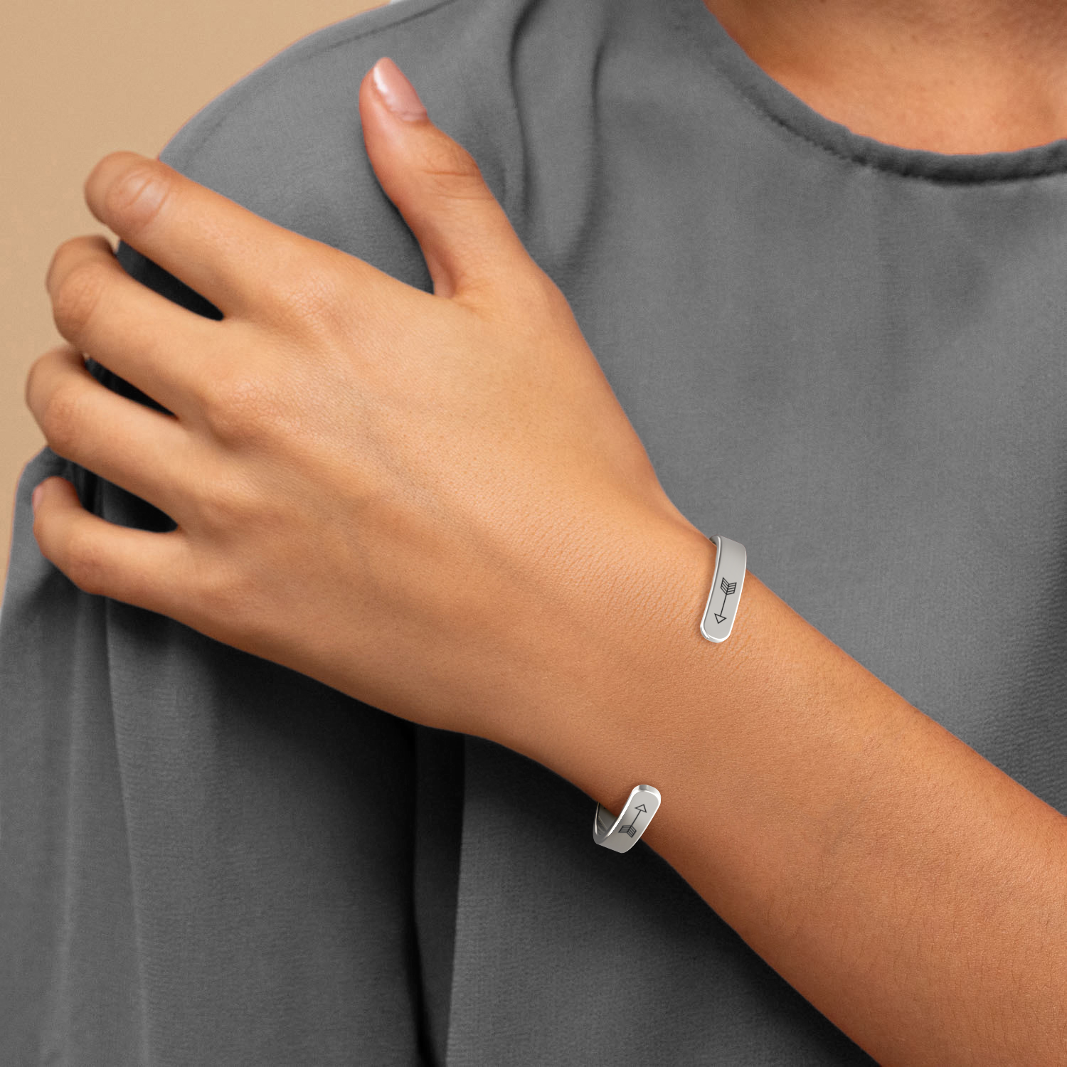 Remember Who You Are and Straighten Your Crown Cuff Bracelet