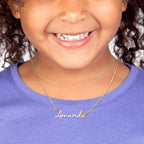 Fairy Name Necklace – Close Fit